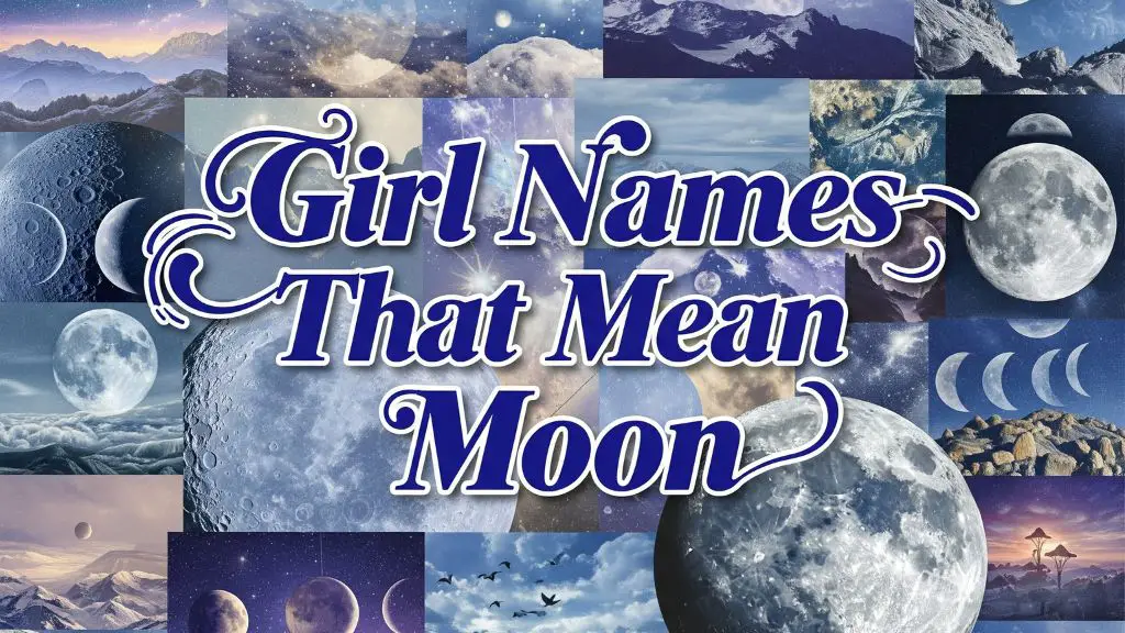 Girl Names That Mean Moon