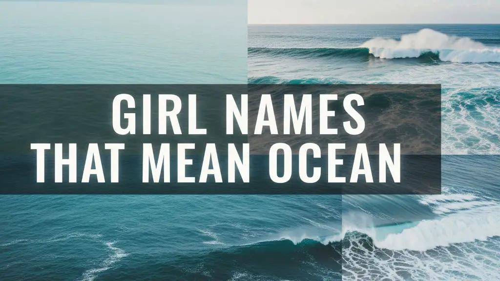 Girl Names That Mean Ocean