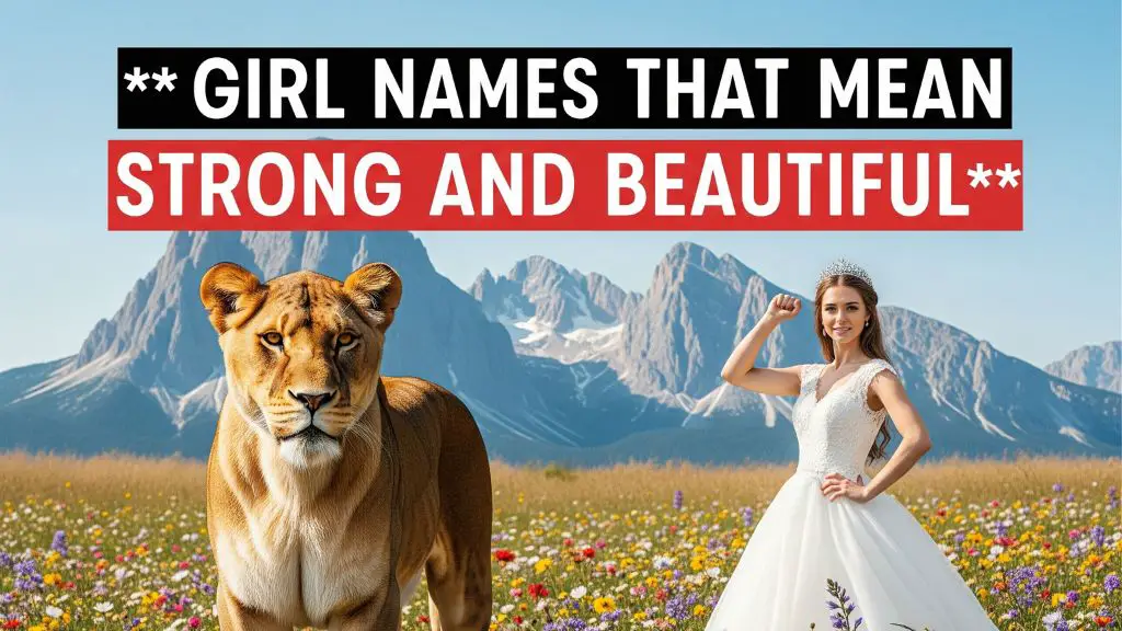 Girl Names That Mean Strong and Beautiful