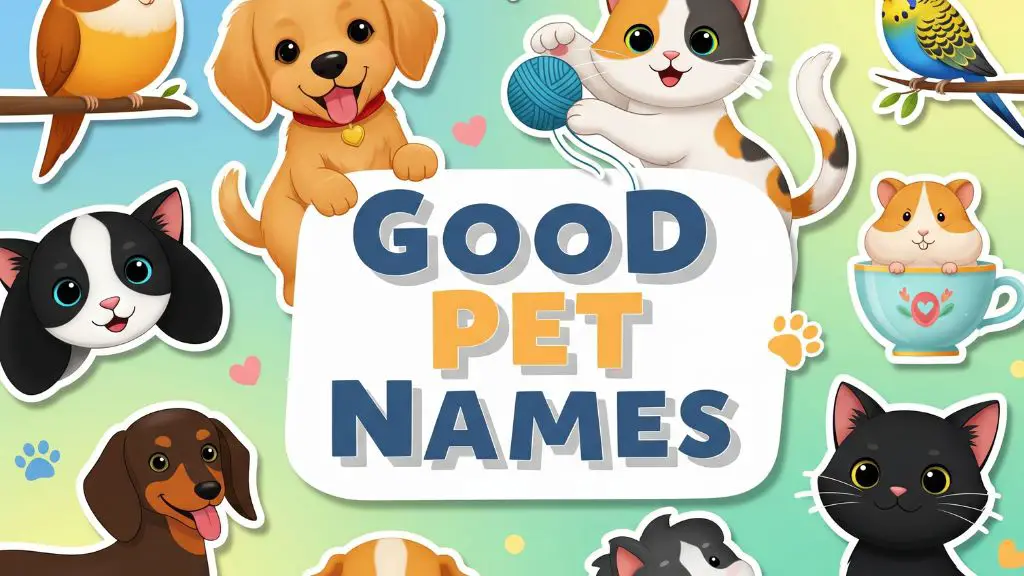 Good Pet Names