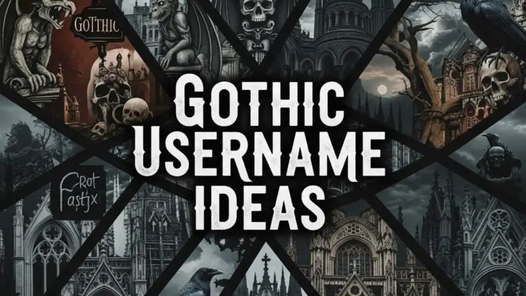 300+ Gothic Username Ideas That'll Make You Stand Out