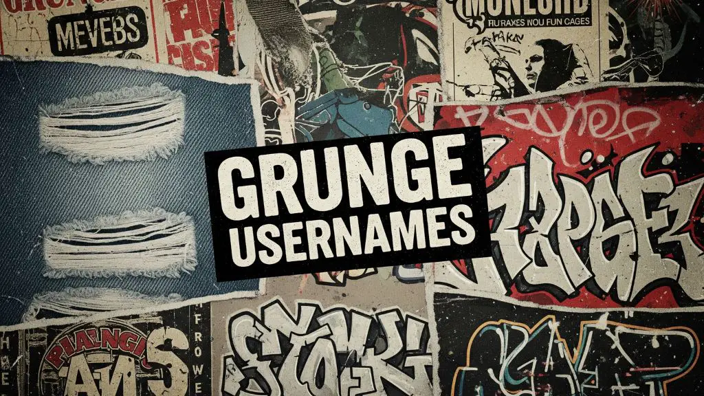 Grunge Usernames