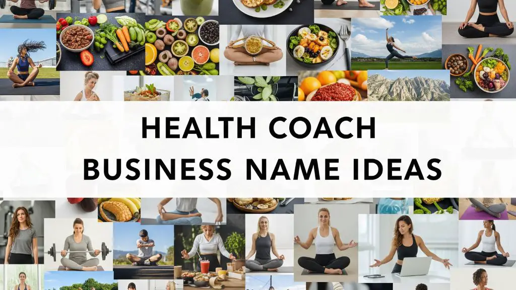 Health Coach Business Name Ideas