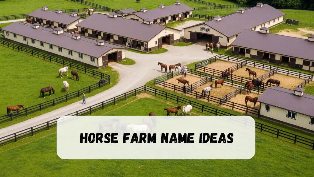 Horse Farm Name Ideas