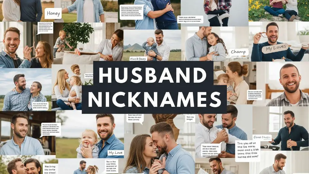 Husband Nicknames