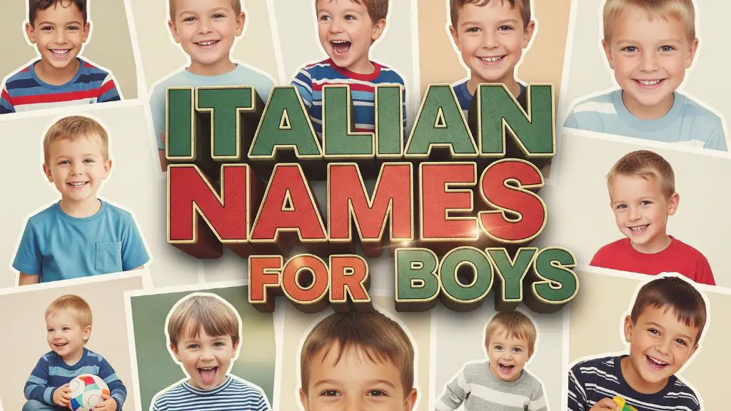 Italian Names for Boys