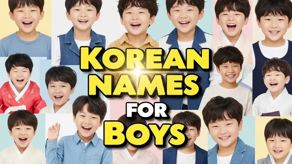 Korean Names for Boys