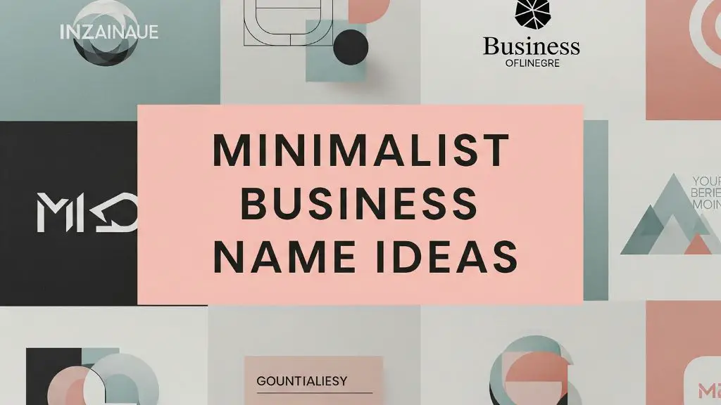 Minimalist Business Name Ideas