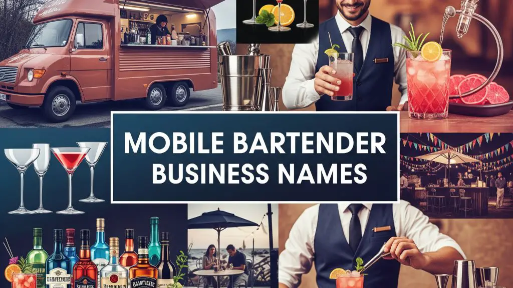 Mobile Bartender Business Names