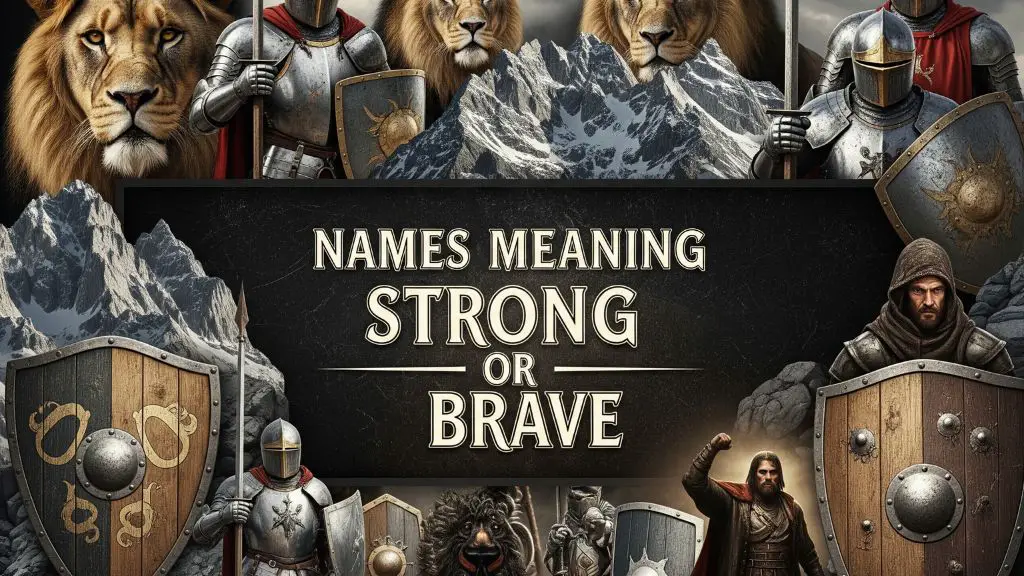 Names Meaning Strong or Brave
