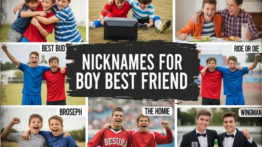 Nicknames for Boy Best Friend