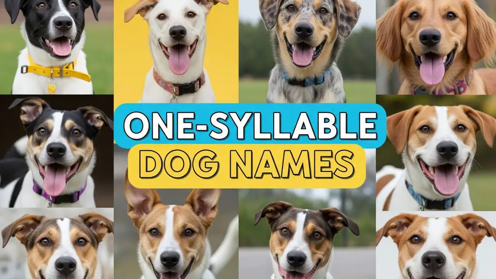 One-Syllable Dog Names