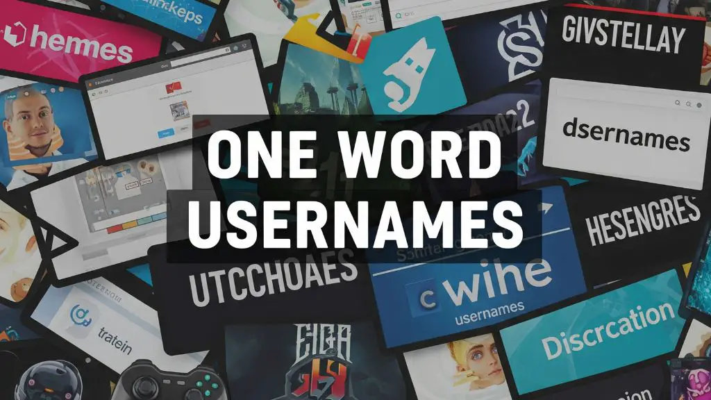 One Word Usernames