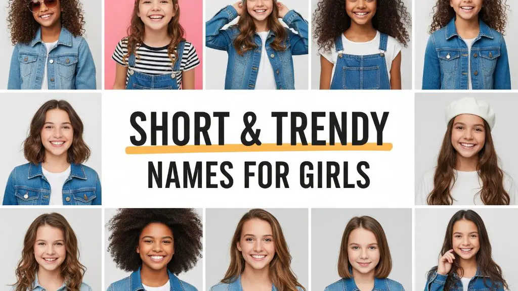 Short & Trendy Names for Girls