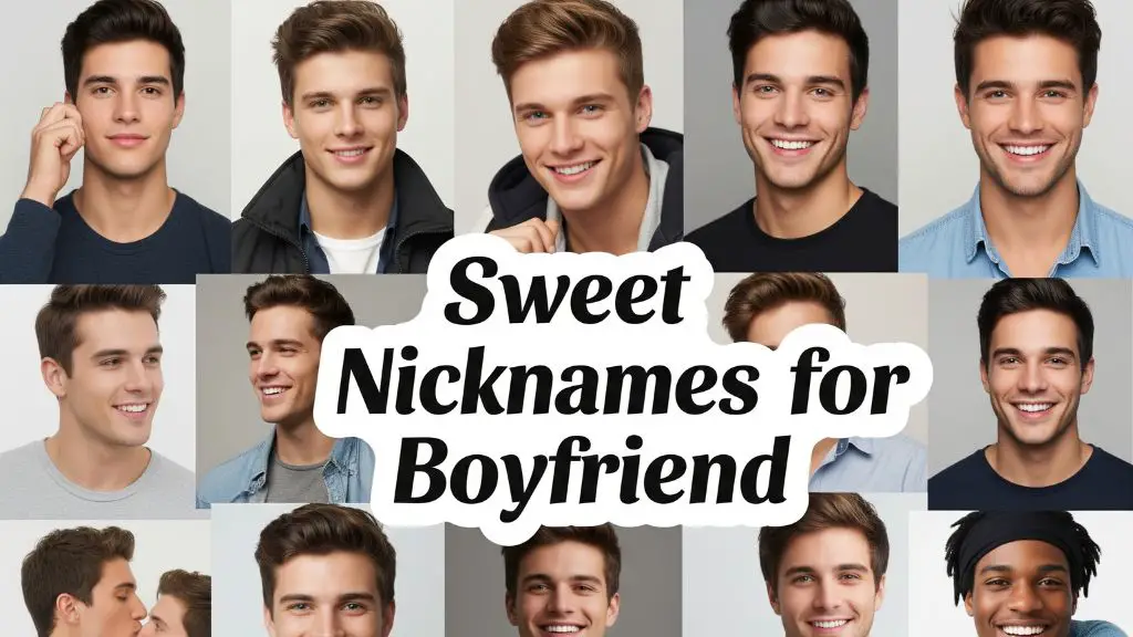 Sweet Nicknames for Boyfriend