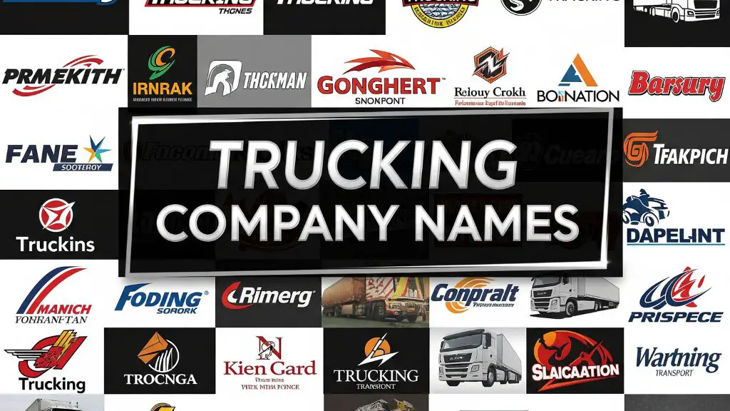 Trucking Company Names