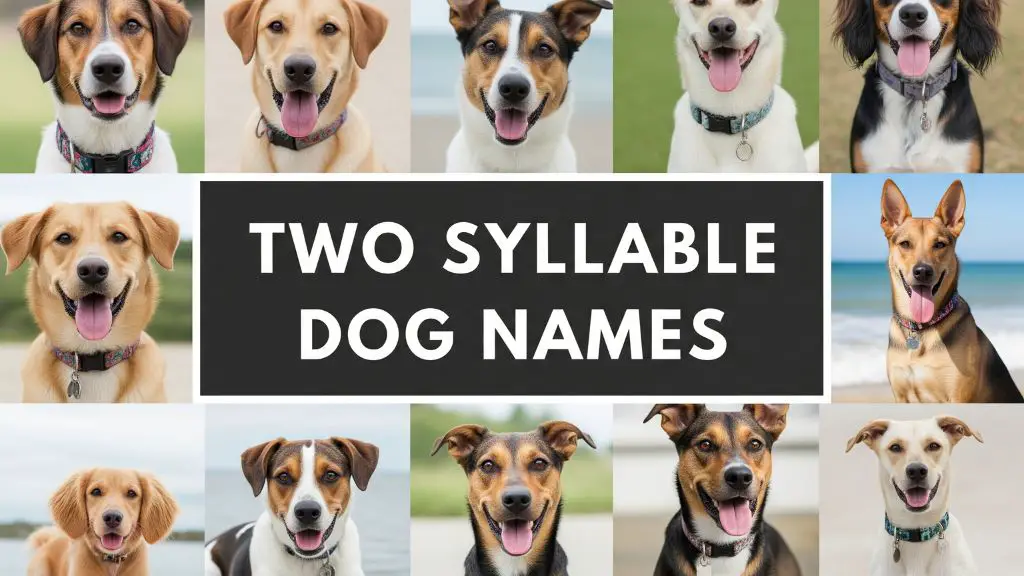 Two Syllable Dog Names