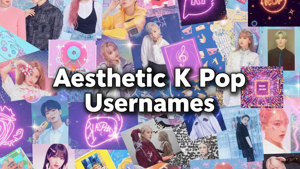 Aesthetic K Pop Usernames