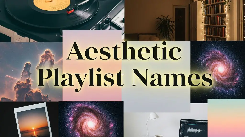 Aesthetic Playlist Names