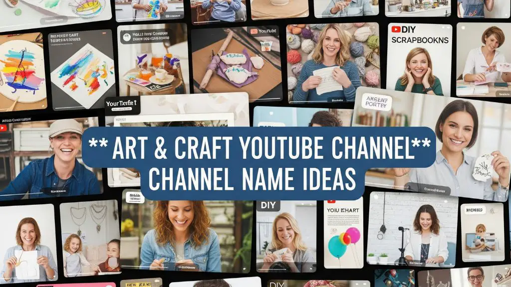Art and Craft YouTube Channel Name Ideas