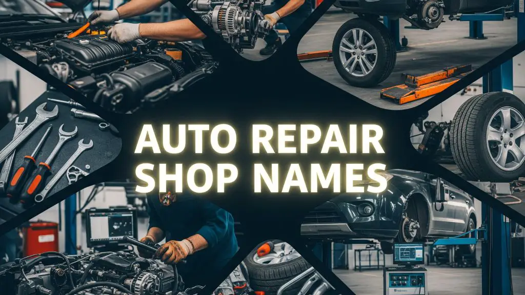 Auto Repair Shop Names