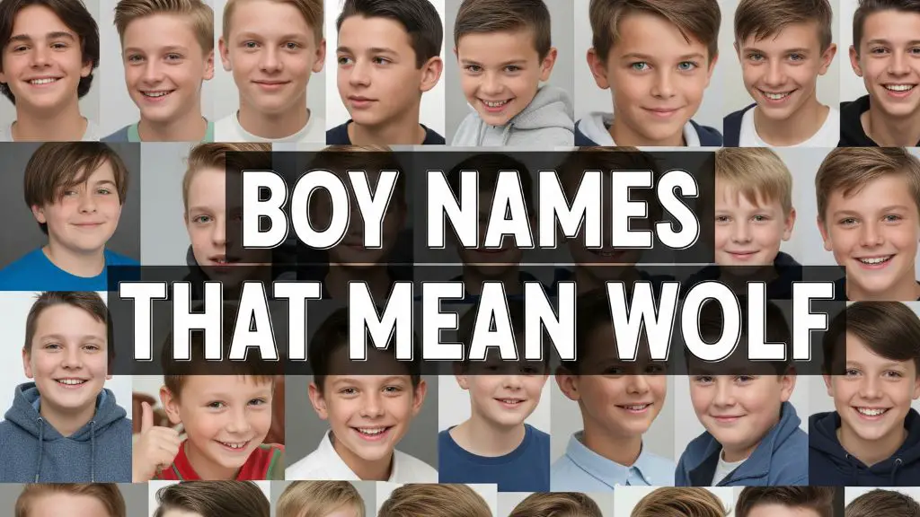 Boy Names That Mean Wolf