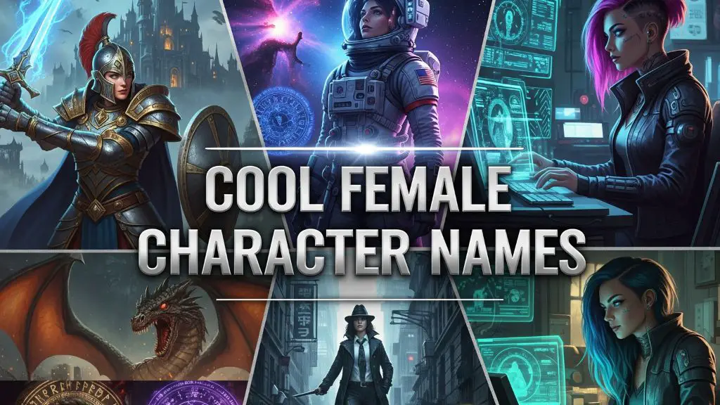 Cool Female Character Names