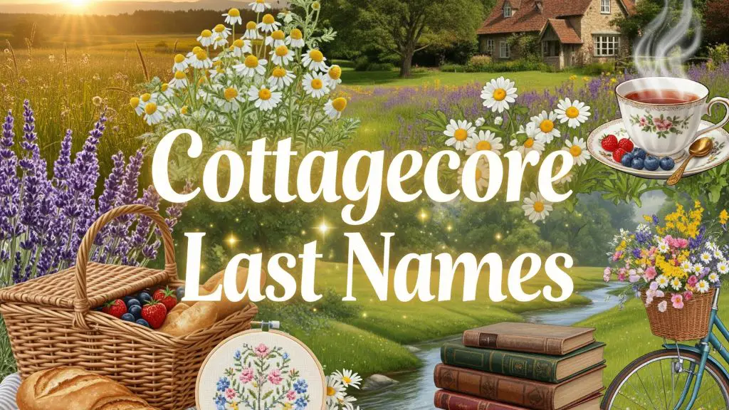 Cottagecore Last Names
