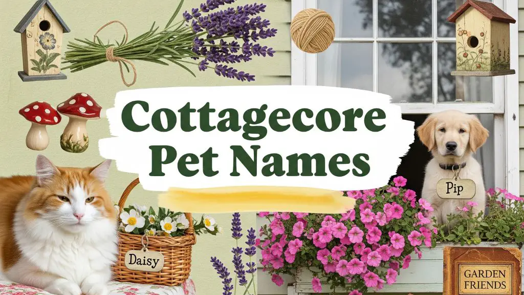 Cottagecore Pet Names