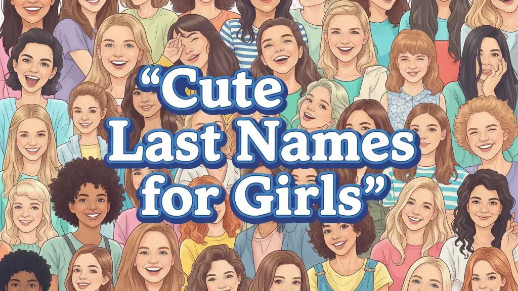 Cute Last Names for Girls