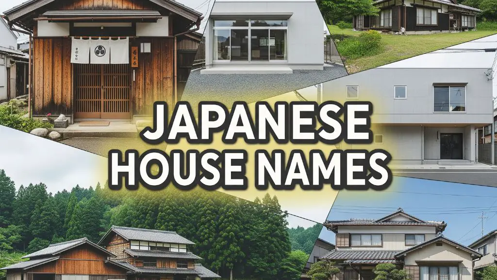 Japanese House Names