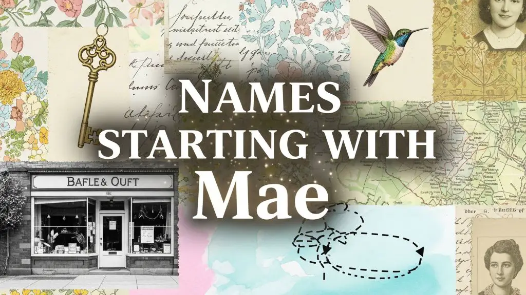 Names Starting with Mae