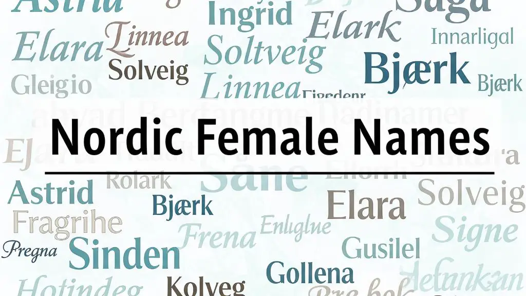 Nordic Female Names