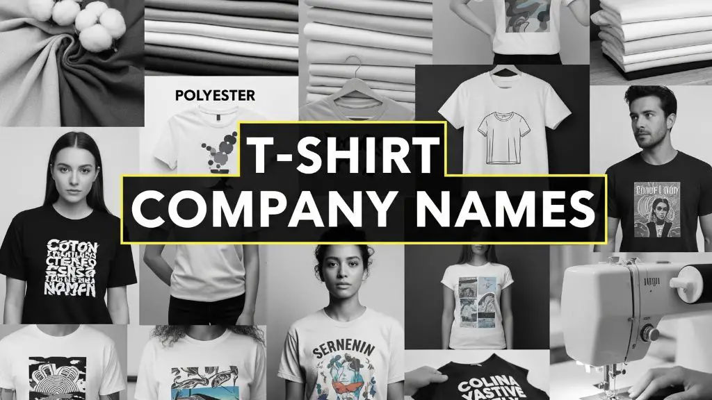 T-Shirt Company Names