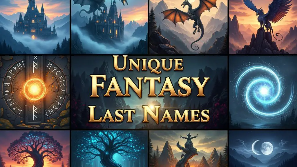 Unique Fantasy Last Names
