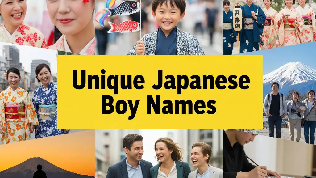 Unique Japanese Boy Names