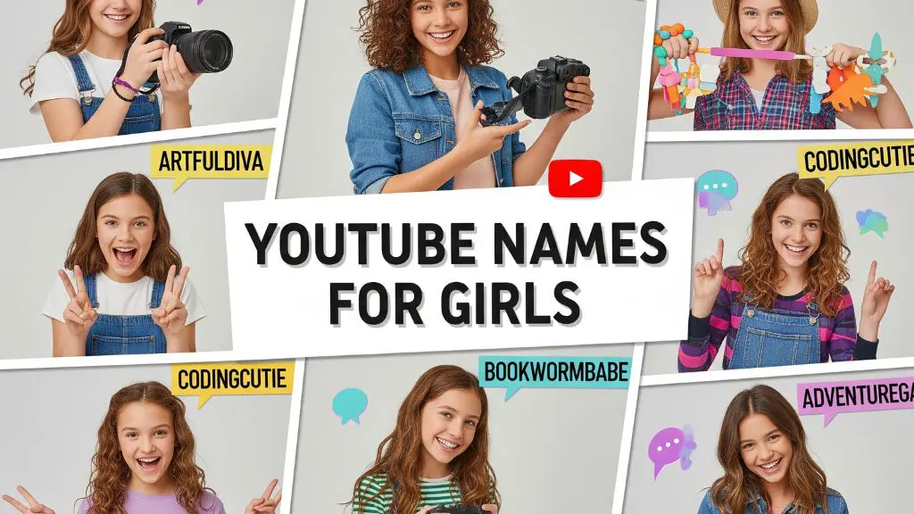 YouTube Names for Girls