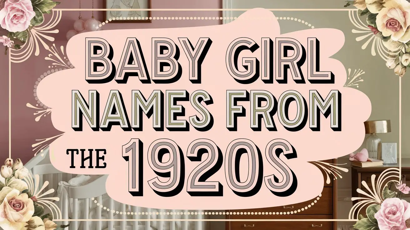 Baby Girl Names from the 1920s