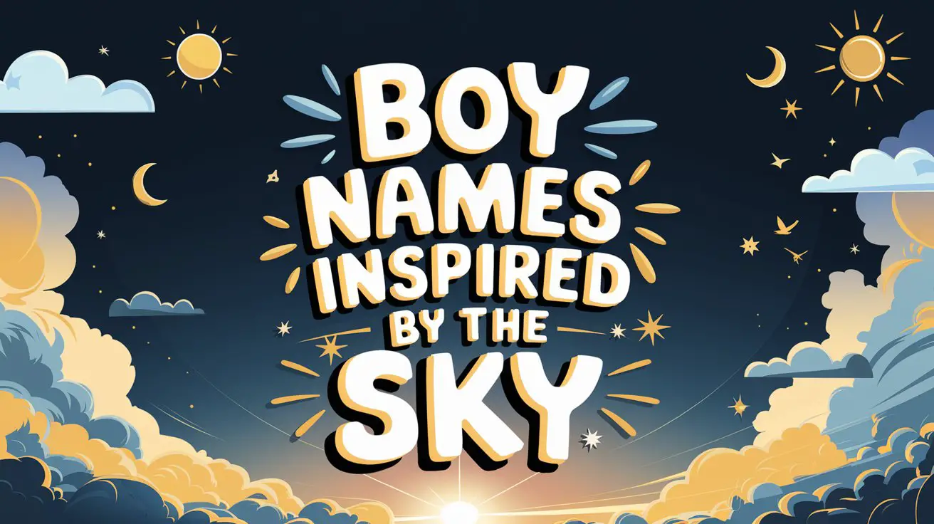 Boy Names Inspired by the Sky