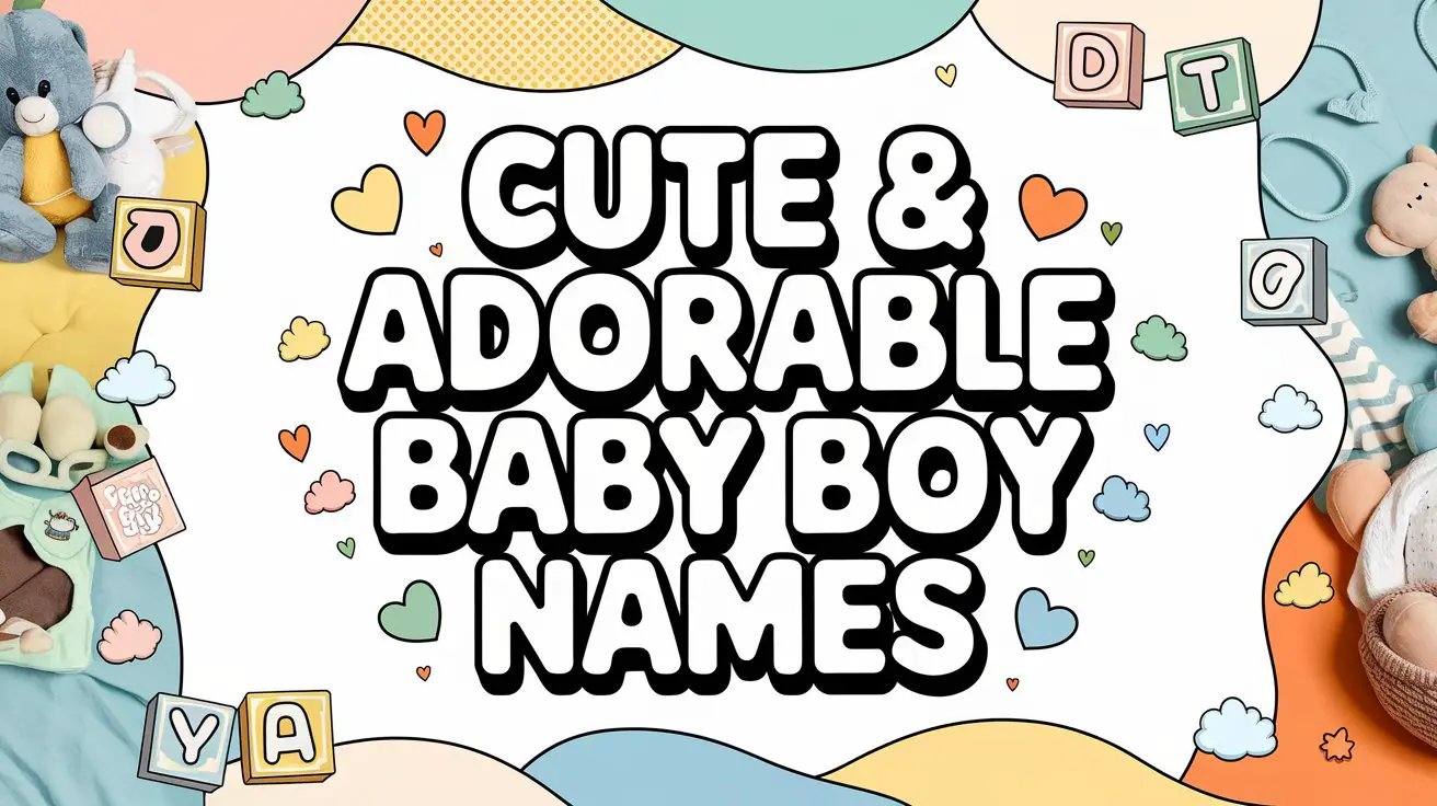 Cute & Adorable Baby Boy Names