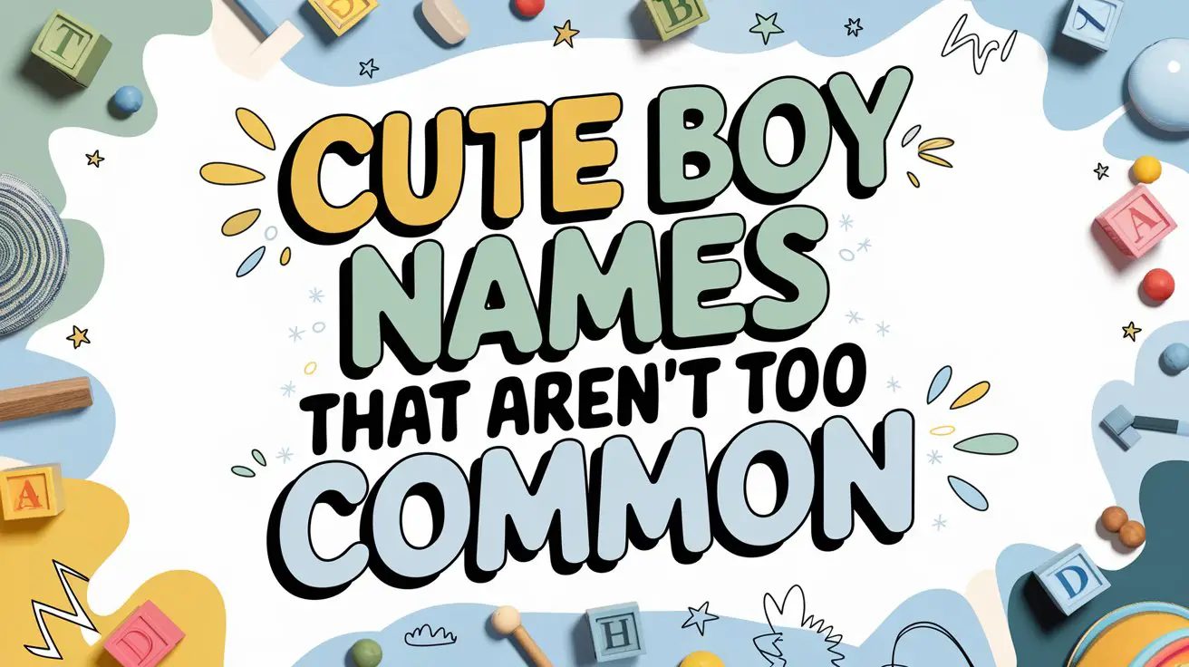 Cute Boy Names That Aren’t Too Common