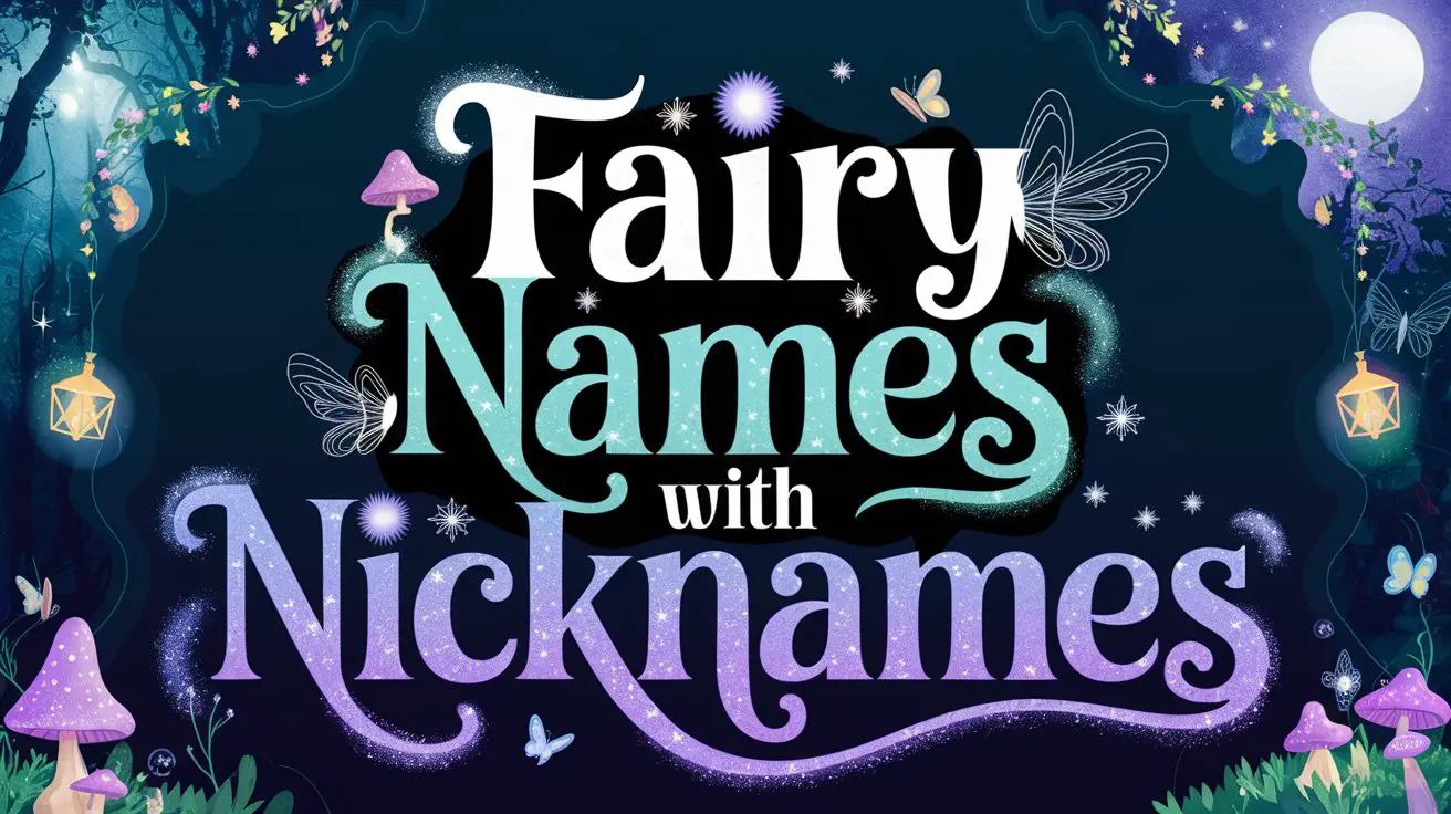 Fairy Names with Nicknames