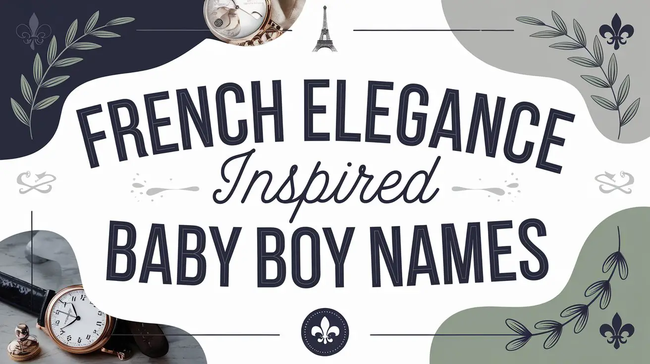 French Elegance Inspired Baby Boy Names