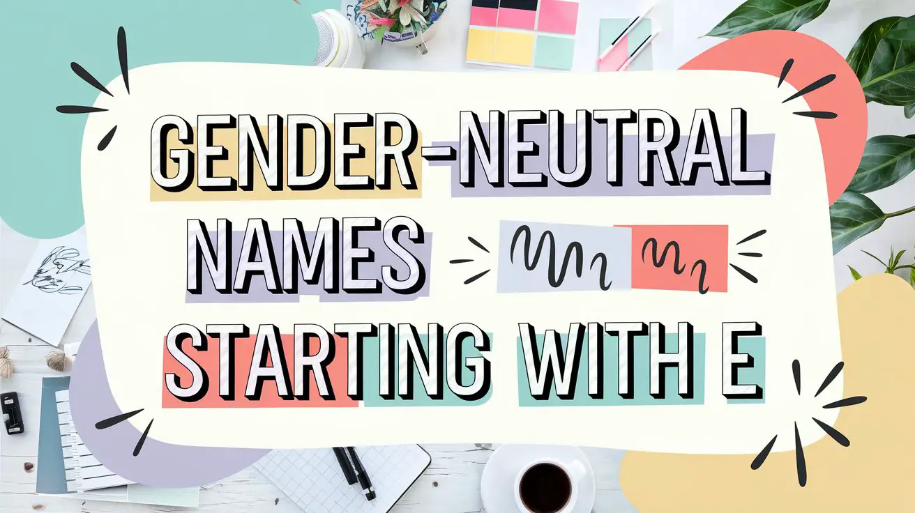 Gender-Neutral Names Starting With E