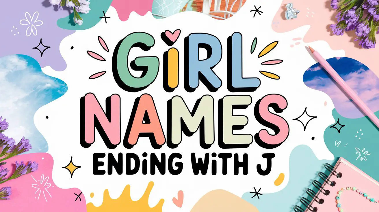 Girl Names Ending with J