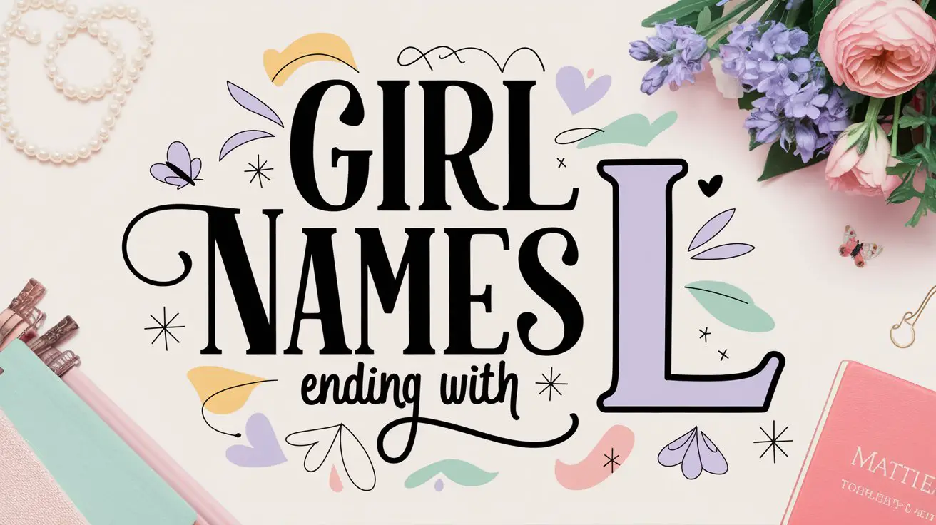 Girl Names Ending with L