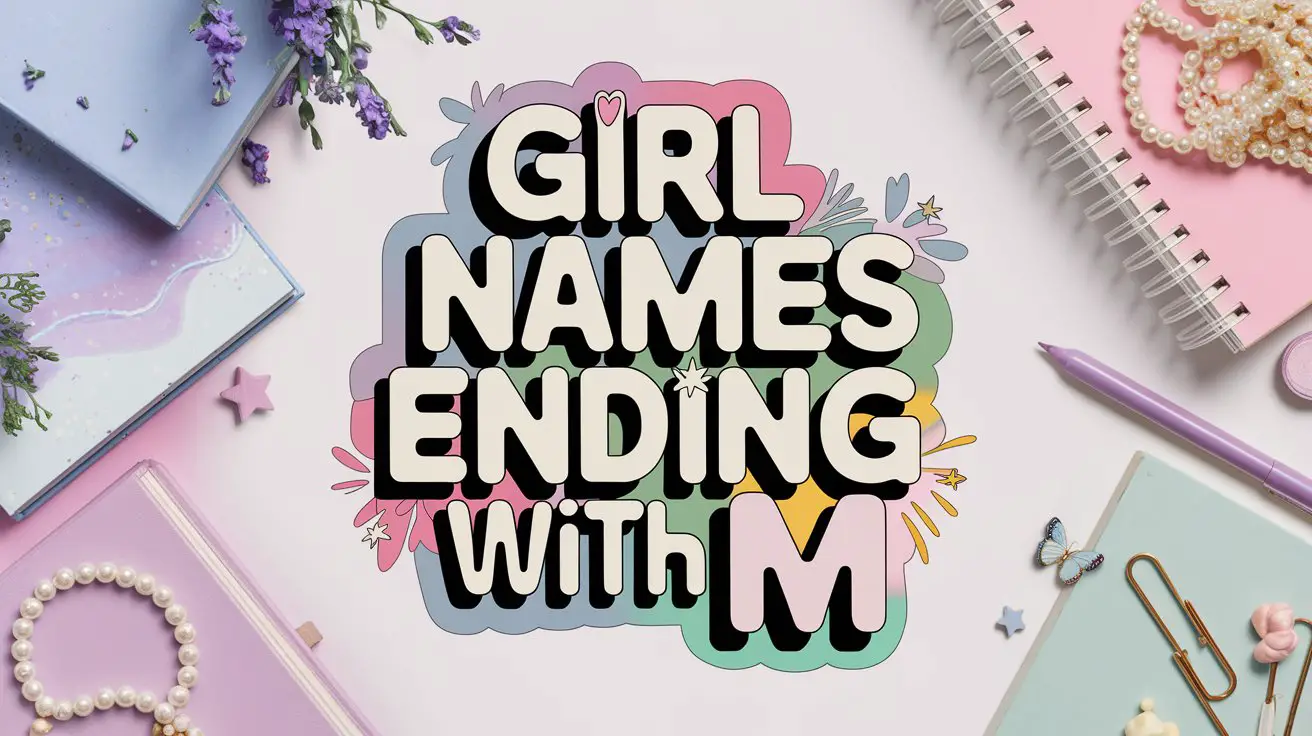 Girl Names Ending with M