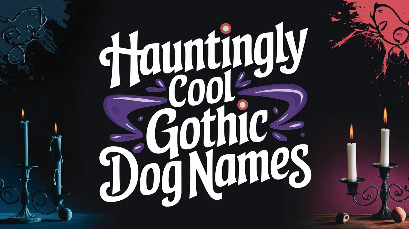 Hauntingly Cool Gothic Dog Names