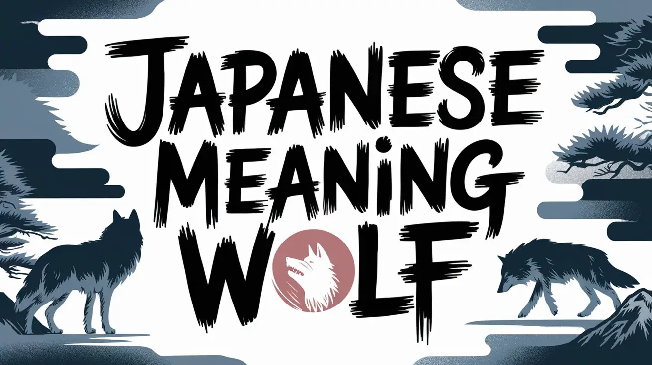 Japanese Names Meaning Wolf