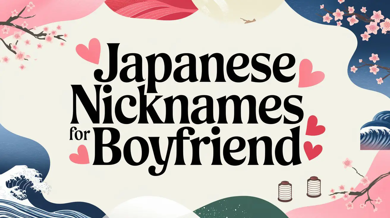 Japanese Nicknames For Boyfriend